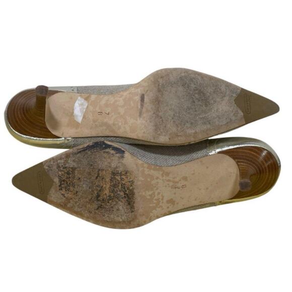 Coach Metallic Estefani Heels - Picture 5 of 6